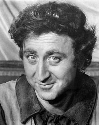 Black and white phone of Gene Wilder