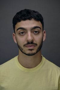 Headshot of male acting student